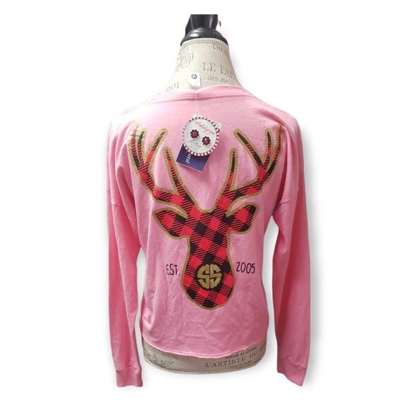 Simply Southern Long Sleeve Cropped Tee • Matching Flirties Earrings • Medium - Picture 5 of 7